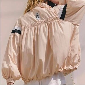 NWT FP Movement On The Go Windbreaker~Khaki Combo Size Small